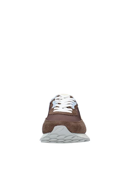 Sneakers modello RUSH GROOVE in camoscio e tessuto GHOUD | RGLM MS27MARRONE